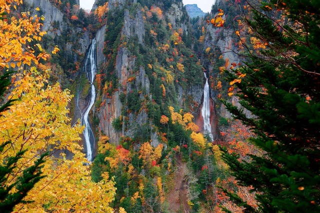 Chutes de Ginga, Sounkyo Onsen