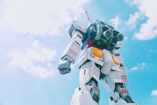 La statue Gundam à Odaiba, Tokyo