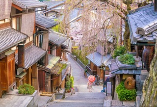 Le quartier d'Higashiyama à Kyoto