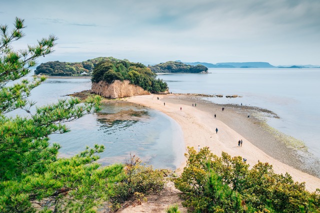 Vue d’Angel Road à Shodoshima