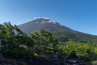 Vue du mont Fuji depuis la 5e station