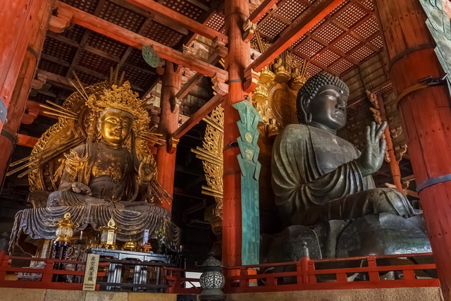 Bouddha en bronze Todaiji, Nara 