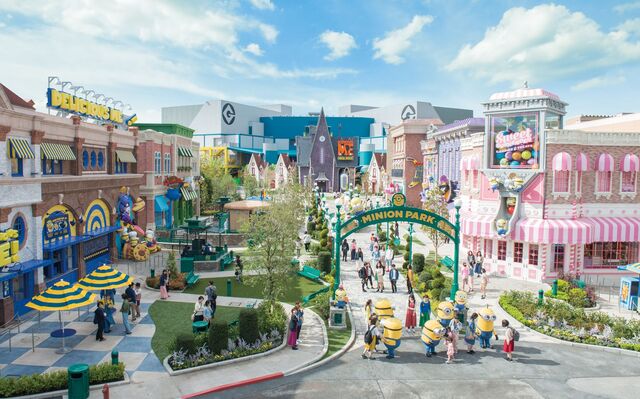 Universal Studio Japan, zone Minion. MINIONS TM & © 2025 Universal Studios
