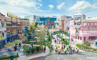 Universal Studio Japan, zone Minion. MINIONS TM & © 2025 Universal Studios