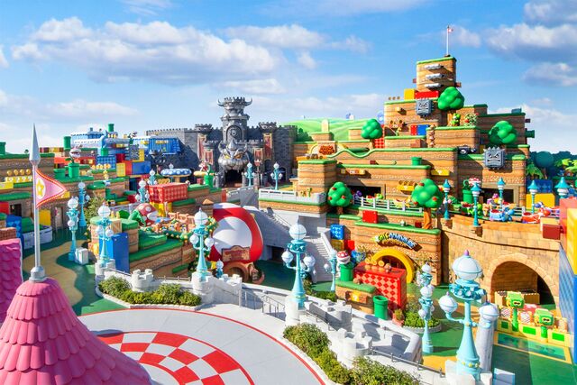 Universal Studio Japan, zone Mario Kart. © Nintendo 
