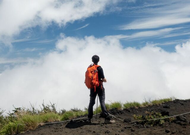 Chemin d’ascension du mont Yotei