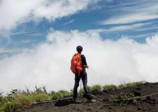 Chemin d’ascension du mont Yotei