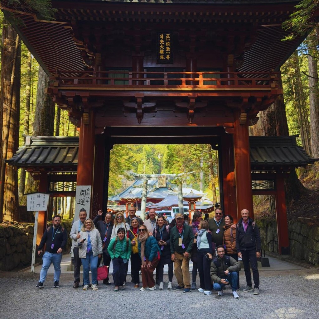 Groupe de voyageurs Japanspecialist au Japon