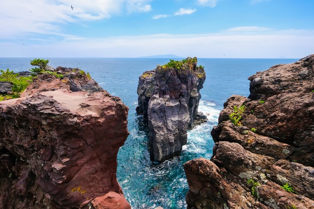 Côte volcanique de la péninsule d’Izu 