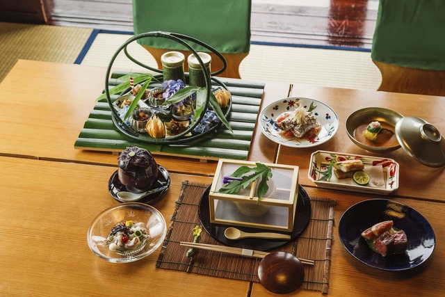 Dîner kaiseki japonais