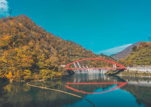 Lac Unazuki et pont Komen