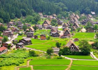 Village de Shirakawa-go en été