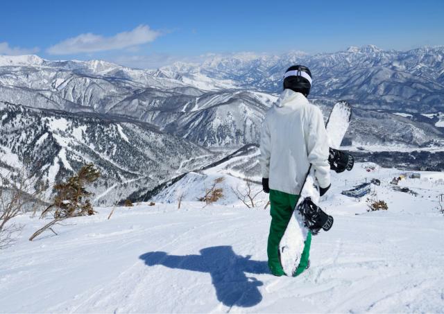 Vue imprenable sur les vallées d'Hakuba