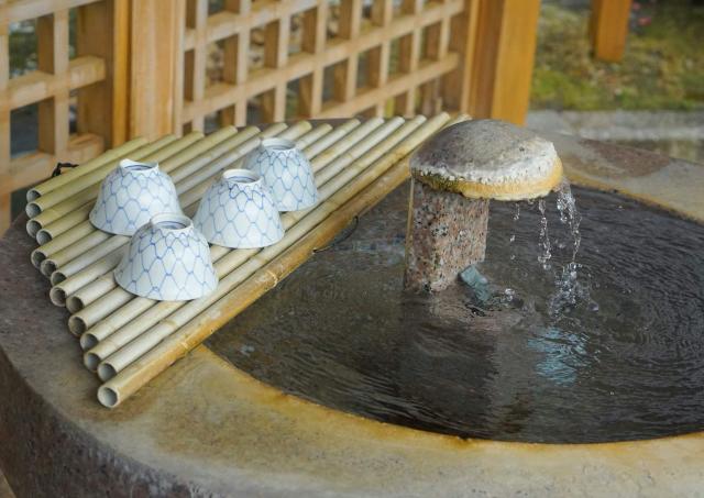 Sources chaudes à boire, à Kinosaki Onsen