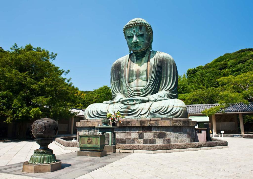 Le Grand bouddha de Kamakura, dans le temple Kotoku-in