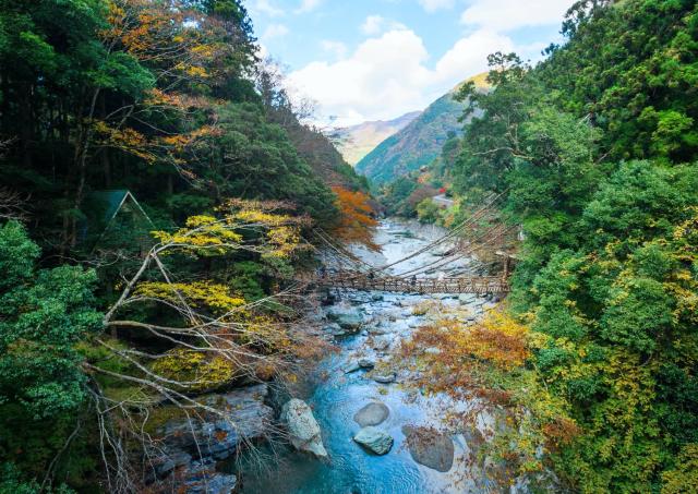La vallée d'Iya en automne