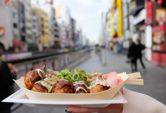 Takoyaki au poulpe à Osaka