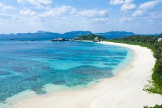 Plage de Tokashiki, îles Kerama, Okinawa