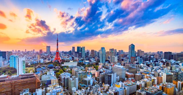 Vue aérienne de Tokyo