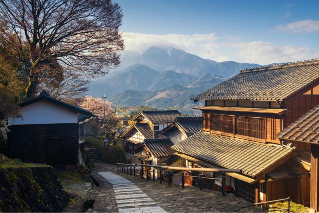 Magome, route Nakasendo, vallée de Kiso