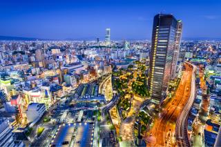 Environs de la gare de Namba, Osaka