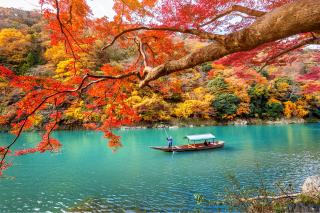 Excursion en bateau sur la rivière Hozu, Arashiyama 