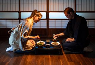 Dîner traditionnel dans un ryokan