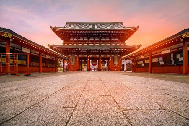 Le temple Sensoji à Asakusa, Tokyo