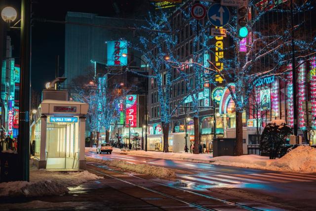 Sapporo de nuit