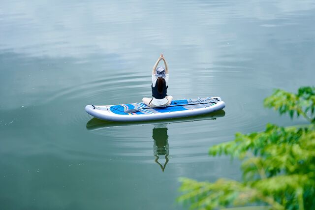 Paddle sur une rivière