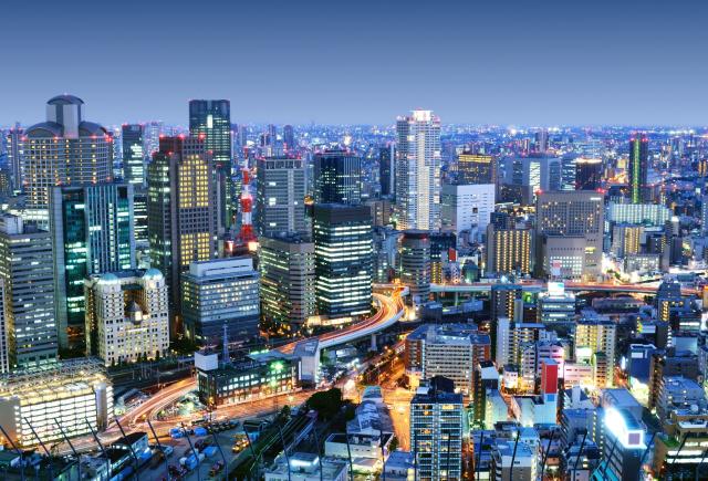 Osaka en soirée
