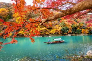 Excursion en bateau sur la rivière Hozu, Arashiyama
